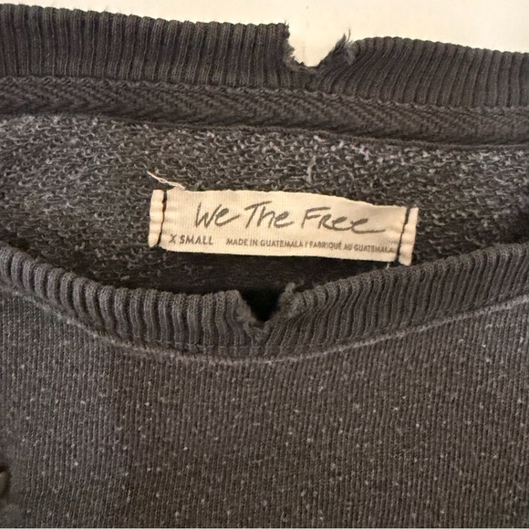 We The Free Charcoal Oversized Crewneck - Picture 2 of 3